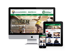 营销型体育培训班体育器材类网站
